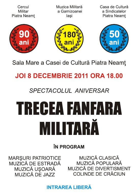 Afis Fanfara Militara